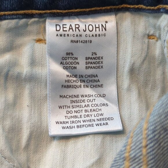 Dear John Rosa Mid-Rise Flare Women's Jeans Size‎ 28 Medium Wash Denim - Picture 8 of 15